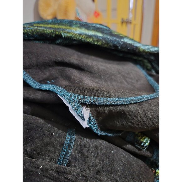 Susan Graver Open Front Cardigan Size Petite Medium MP Pockets Art Boho Fall - Picture 10 of 11